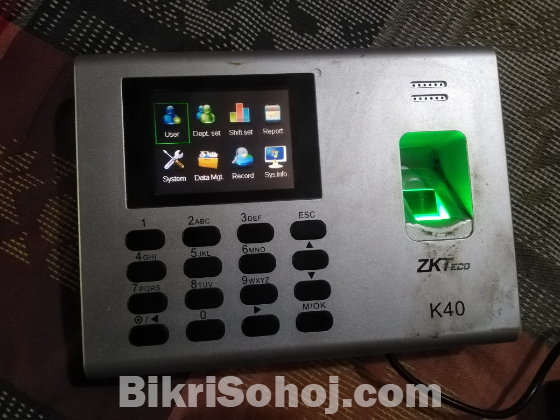 Zkteco K40 Time & Attendance Terminal Machine